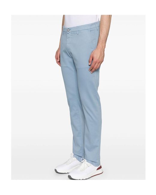 Jacob Cohen Blue Belt Loop Jeans for men