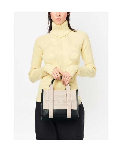 Marc Jacobs Natural The Colorblock Mini Tote Bag