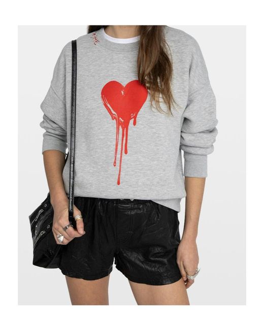Zadig & Voltaire White Long-Sleeved Sweatshirt