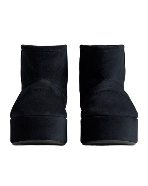 Balenciaga Blue Alaska Platform Boots