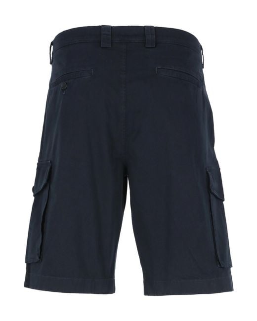 Woolrich Blue Button Detailed Cargo Shorts for men