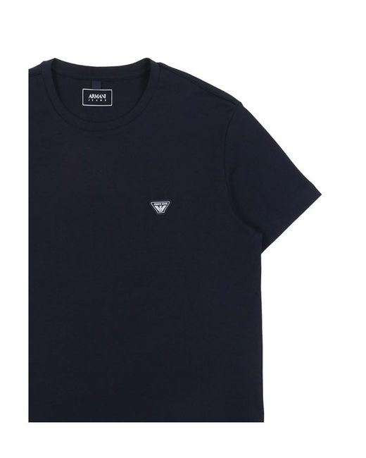 Armani Jeans Blue Logo T-Shirt for men