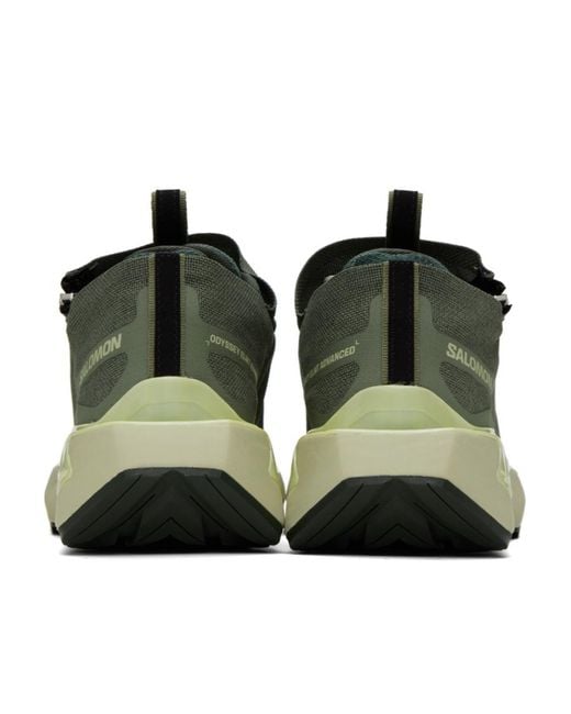Salomon Lab Green Salomon Odyssey Elmt Advanced Round Toe Sneakers for men