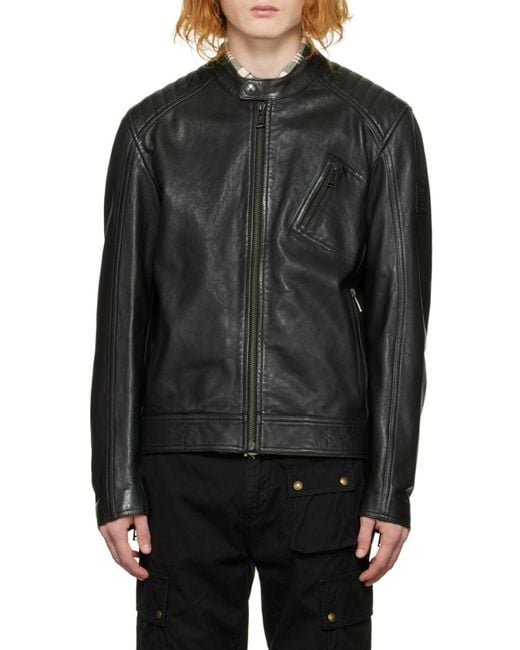 Belstaff Black V Racer 2.0 Biker Jacket for men