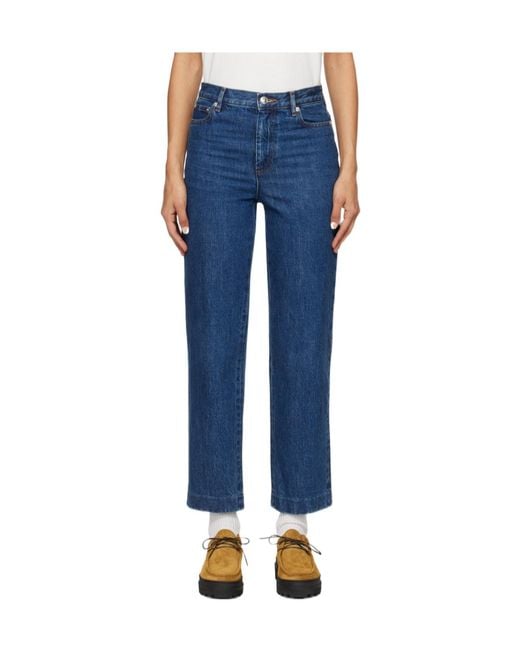 A.P.C. Blue Belt-Loop Jeans