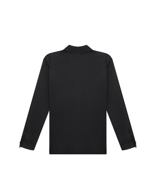 Emporio Armani Black Satin Shirt