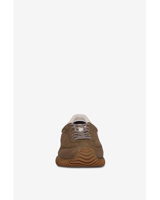 Stella McCartney Brown Lace-Up Sneakers