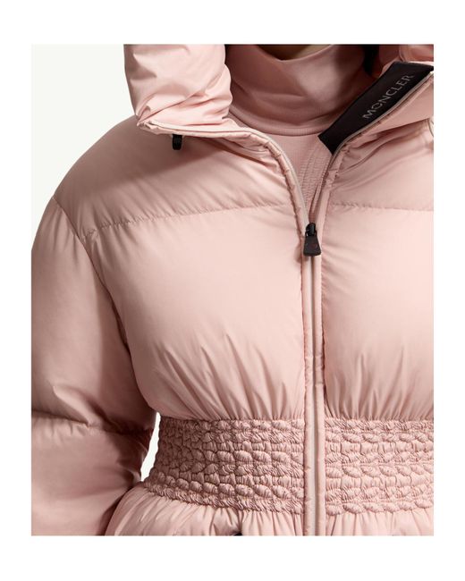 Moncler Pink Wollemi Hooded Down Ski Jacket