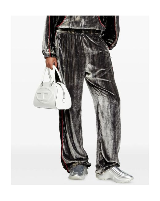 DIESEL Black P-Hay-Fem Trousers