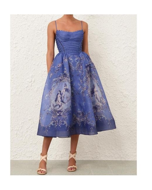 Zimmermann Blue Midi Dresses