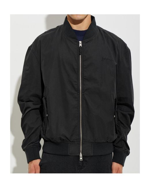 AllSaints Black Long-Sleeved Casual Jacket for men