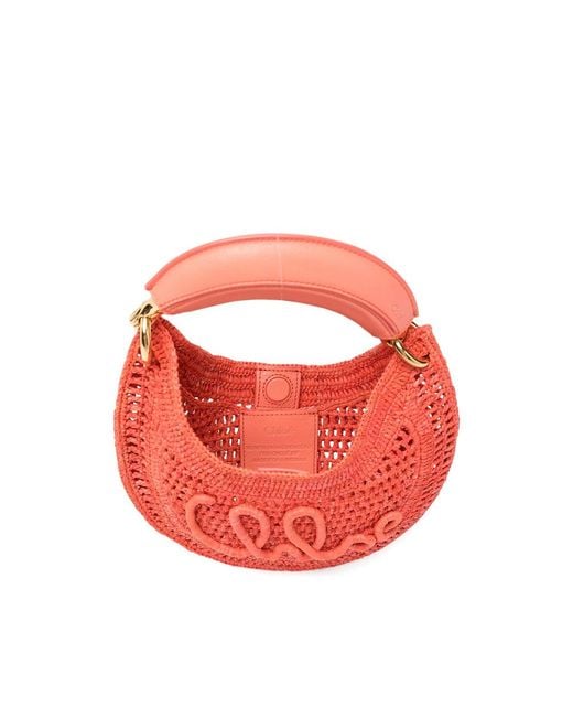 Chloé Pink Chloé Summer Banana Mini Shoulder Bag