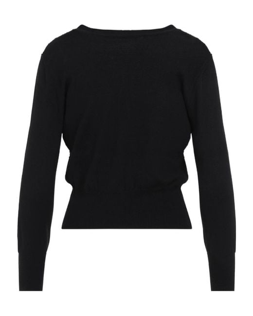 Fabiana Filippi Black Sequin Embellished Cropped Cardigan