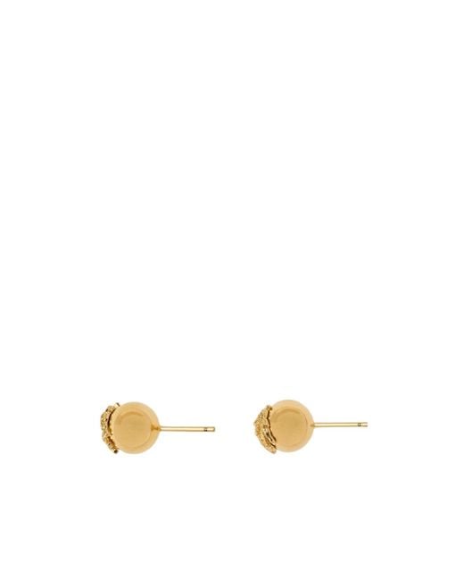 Burberry Metallic Knight Sphere Stud Earrings