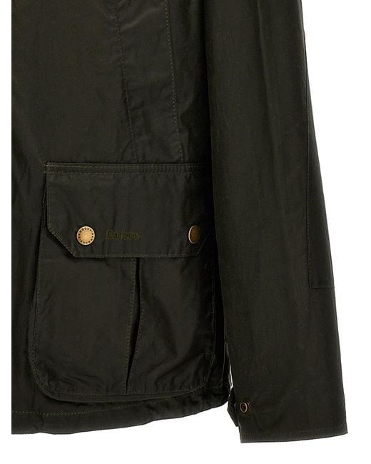 Barbour Black Collared Button-Up Jacket for men