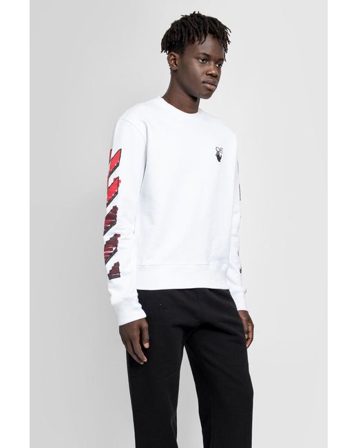 Off-White c/o Virgil Abloh White Marker Arrows Cotton Sweatshirt for men