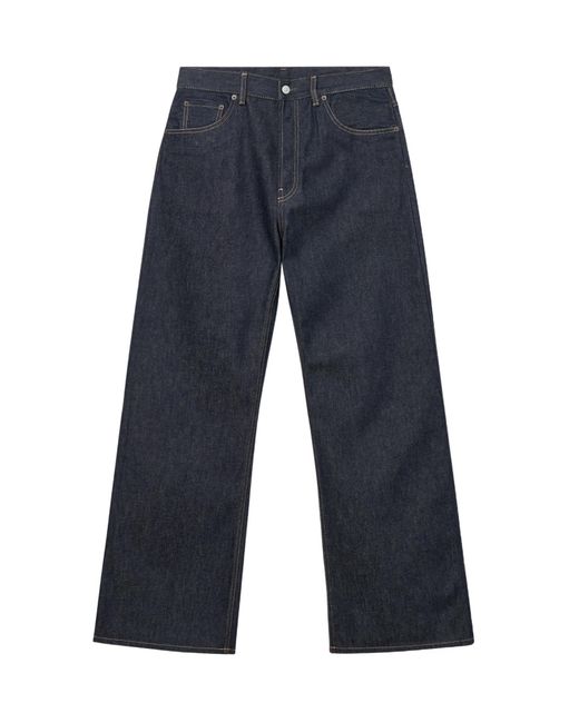 Acne Blue Wide Leg Jeans for men