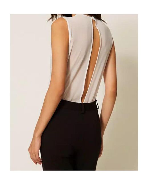 Twinset White Lace Top