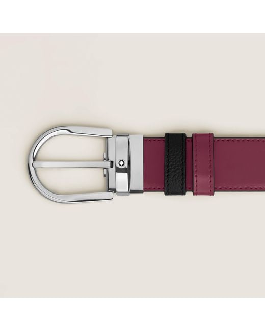 Montblanc Multicolor Buckle Detailed Reversible Belt for men
