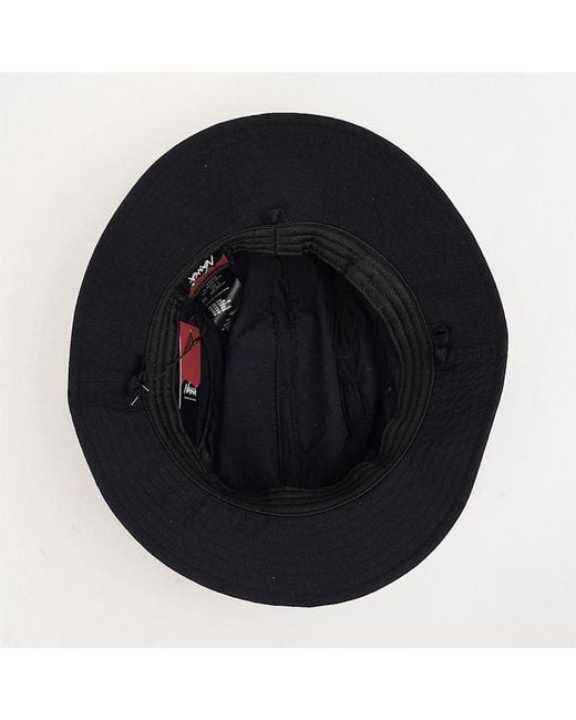 NANGA Black Tusser Sun Hat for men