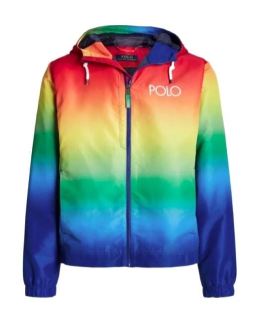 Polo Ralph Lauren Blue Long-Sleeved Casual Jacket for men
