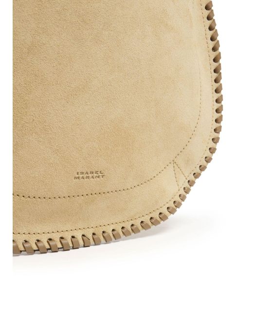 Isabel Marant White Oskan Soft Zipped Shoulder Bag