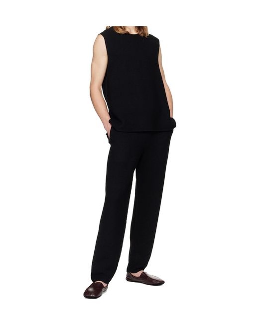 Homme Plissé Issey Miyake Black Double Pocket Sweatpants for men