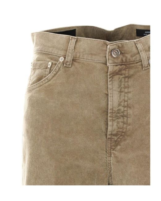 Dondup Natural Logo-Patch Denim Trousers