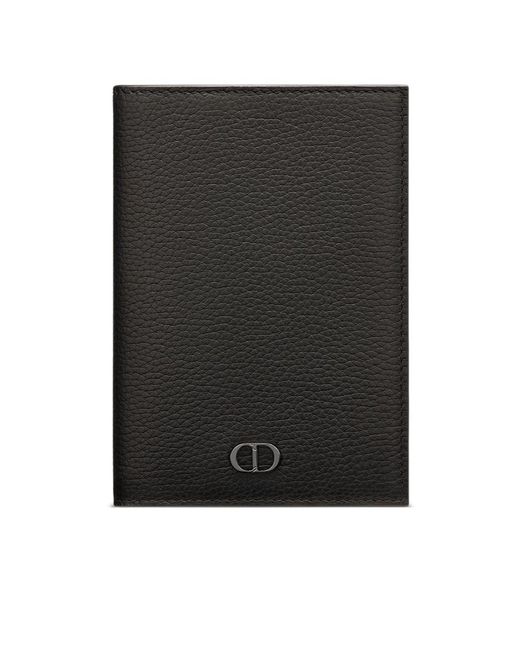 Dior Black Passport Cover for men