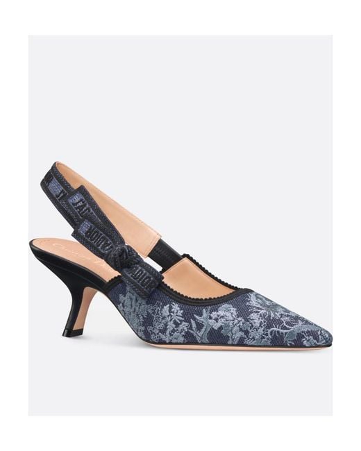 Dior Blue J'A Slingback Pump