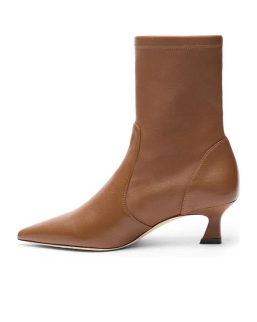 Stuart Weitzman Brown Vinnie Bootie 50