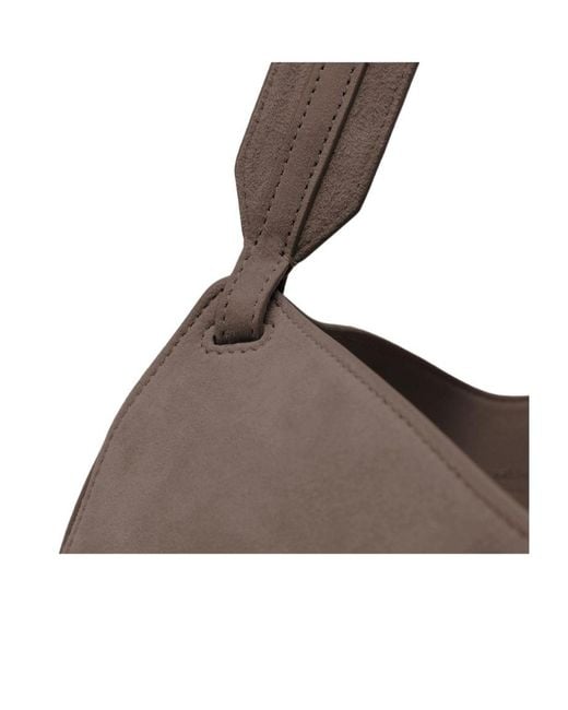 Khaite Brown Mini Lotus Tote Bag