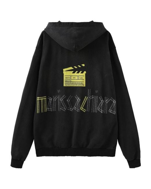 Marissa Chiara Black Long-Sleeved Sweatshirt for men