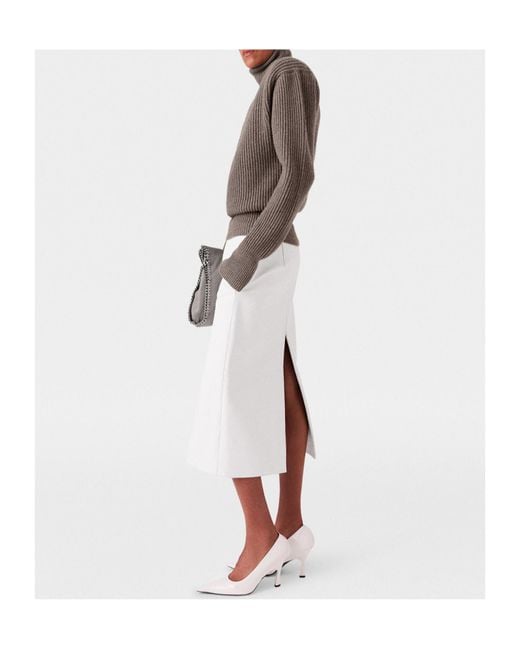 Stella McCartney Gray Long-Sleeved Turtleneck Jumper