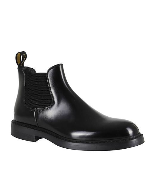 Doucal's Black Beatles Ankle Boots for men