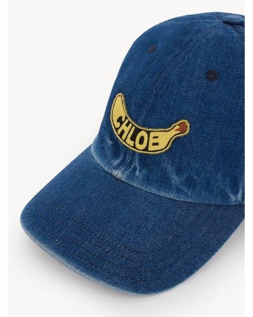 Chloé Blue Baseball Cap