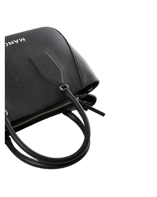 Marc Jacobs Black Logo-Plaque Tote Bag