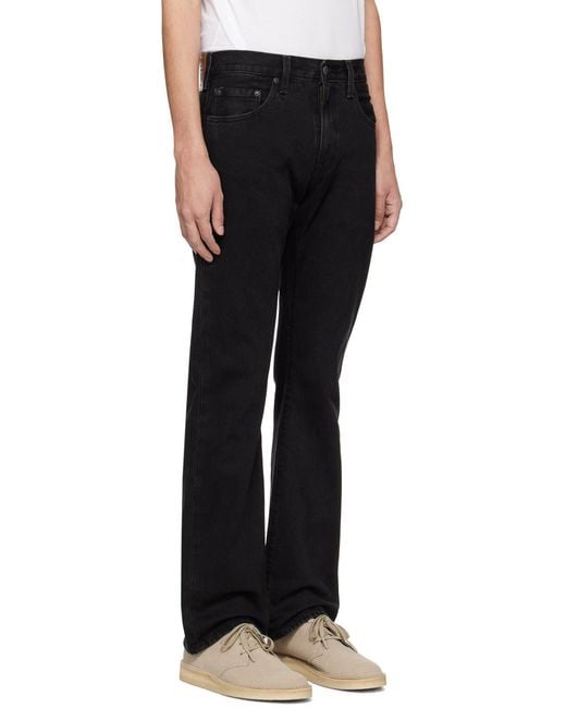 Levi's Black 517 Bootcut Jeans for men