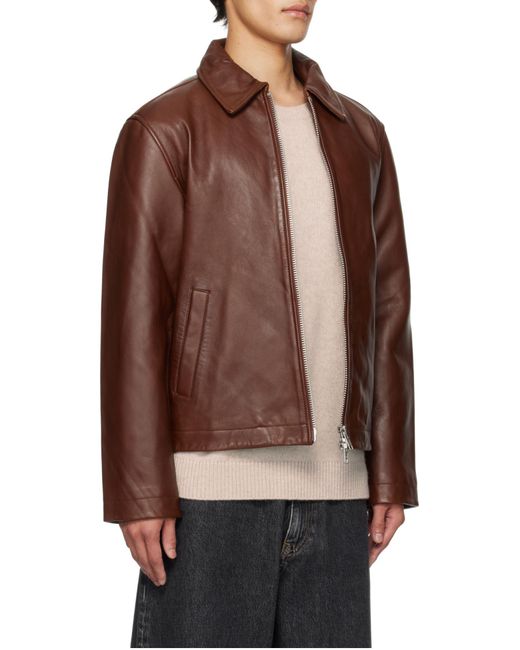 sunflower Red Zip-Up Jacket for men
