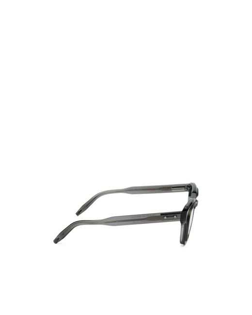 Akoni White Full-Rimmed Plano Lenses for men