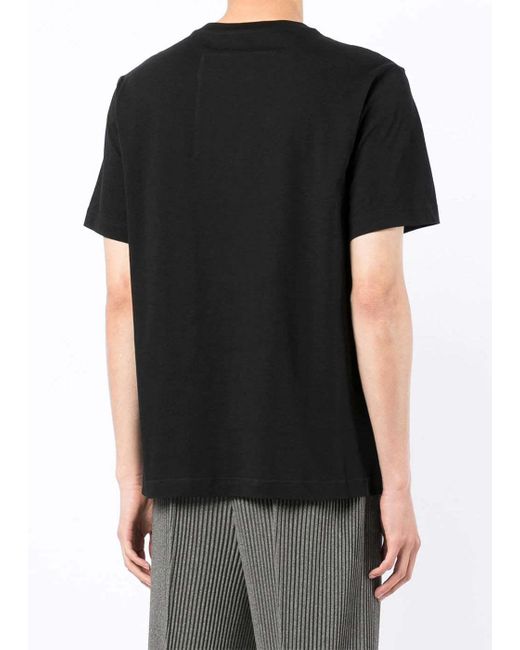 Ziggy Chen Black Pattern Printed Short-Sleeved T-Shirt for men