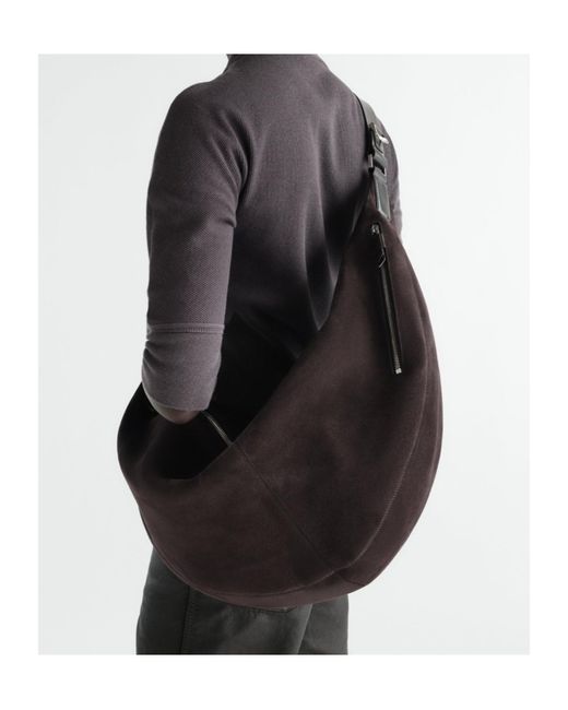 Lemaire Black Large Quiver Clip Bag