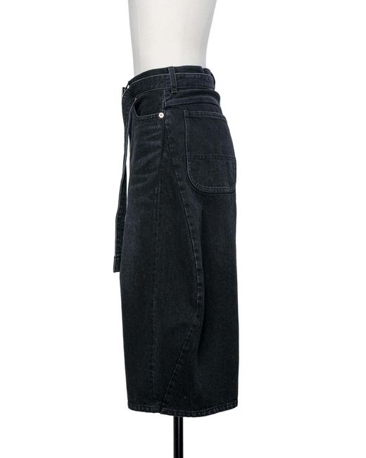 Sacai Blue Belted Trousers