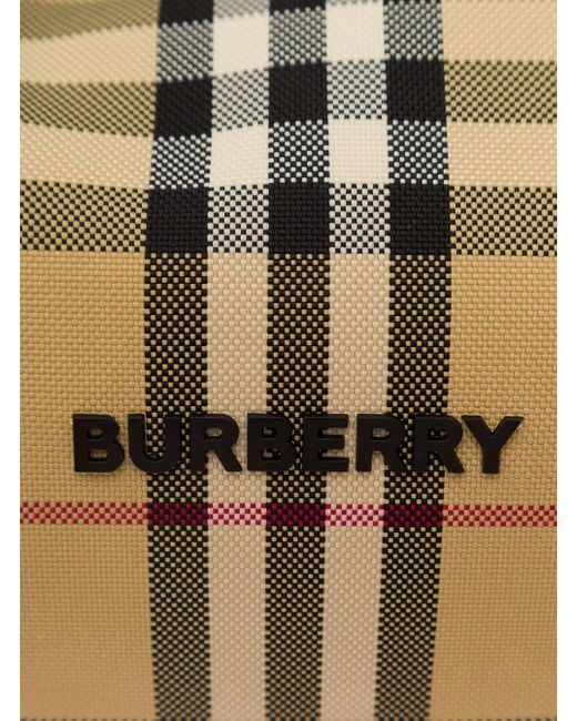 Burberry Multicolor Checked Sonny Belt Bag for men