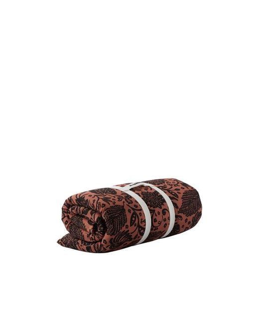 Jil Sander Brown Tropical Beach Mat for men