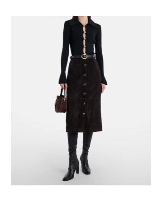 Self-Portrait Black Knitted Cardigan