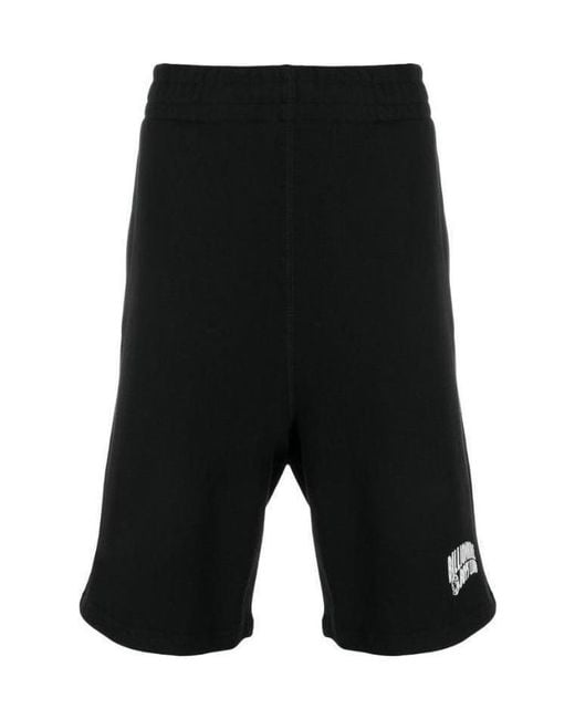 BBCICECREAM Black Logo Patch Track Shorts for men
