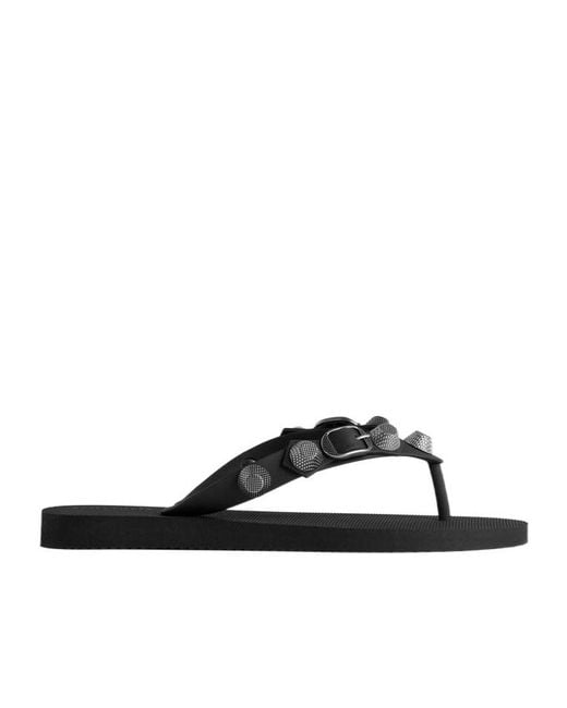 Balenciaga Multicolor Cagole Stud Embellished Sandals