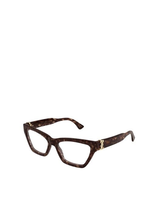 Cartier White Logo Glasses