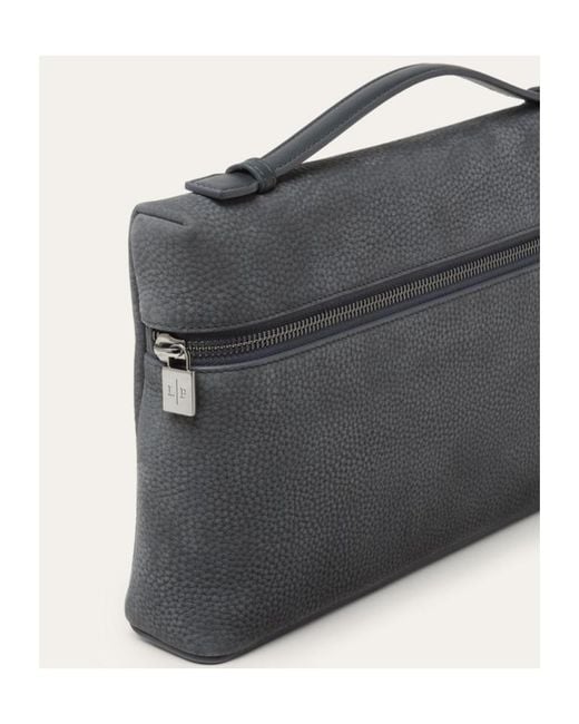 Loro Piana Black Extra Pouch L29 for men